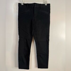GAP Black Skinny Ankle Crop Slim Pants Size 4